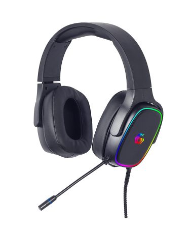 Slušalice sa mikrofonom GEMBIRD gaming, 7.1 Surround Headset with RGB backlight, 2 pcs x 3.5 mm plug (input + mic); USB-LEDt power, GHS-SANPO-S300