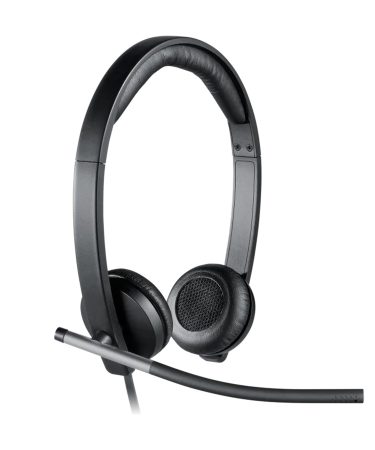 Slušalice sa mikrofonom Logitech Business H650e Headset with Noise-Cancelling Mic 981-000519
