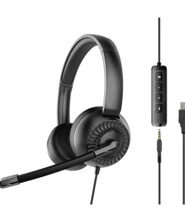 Slušalice sa mikrofonom SPEEDLINK METIS SL-870007-BK, 3,5mm + USB sound card