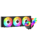 CPU hladnjak AIO Liquid gaming RAMPAGE ICEBLADE C8 Black 72CFM 2000RPM ARGB Fan AM5/LGA1700 Compatible LED Tube 360mm