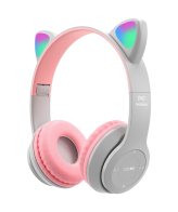 Slušalice za djecu bluetooth cat P47M white+pink