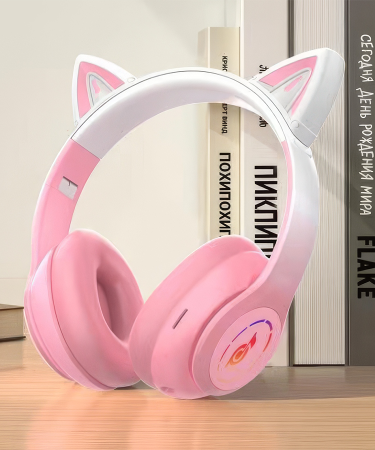 Slušalice za djecu bluetooth cat AS-WH15 pink