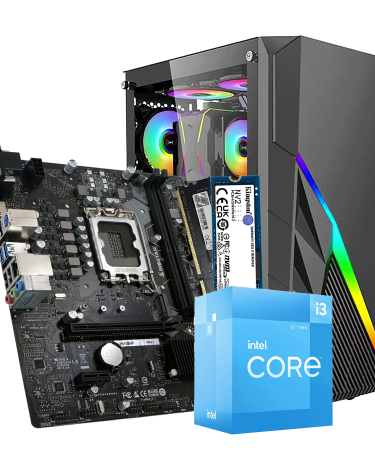 GNC PERFECT Win 11 PRO, Microsoft Office Pro Plus i3-12100 3.3GHz, H610 RAM 8GB DDR4 500GB NV2 NVM, IG-MAX 2Y