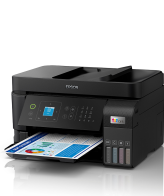 Printer EPSON EcoTank L5590 print/copy/scan/fax.Rezolucija 5760 x1440 dpi. 33str/min Monokrom. 20str/min Colour.USB, WiFi, WiFi Direct.LAN. tinte 103