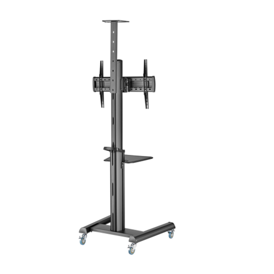 Nosač za TV na stalku aluminum na tockovima TVS-70T-02 - Image 2