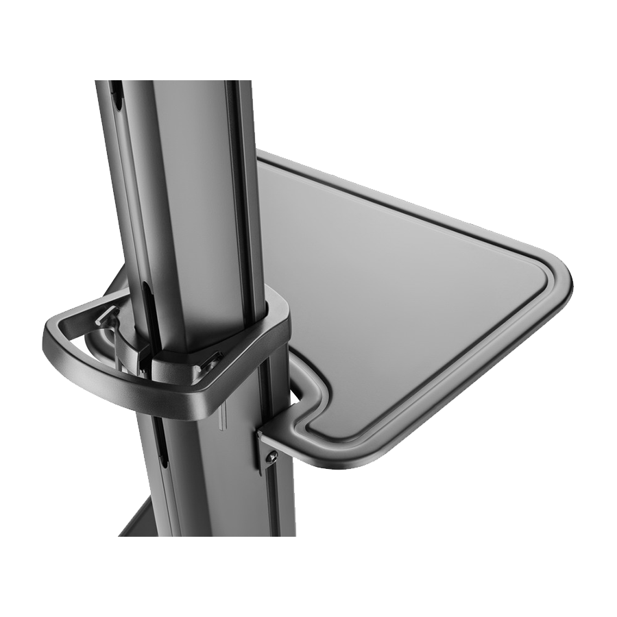 Nosač za TV na stalku aluminum na tockovima TVS-70T-02 - Image 6