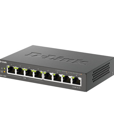 SWITCH 8 portni 10/100/1000 D-LINK, DGS-1008P/E,4 port POE