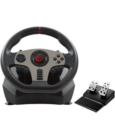 Volan i pedale gaming RAMPAGE V900-S PS3/PS4/PC/XBOXONE/XBOX360/SWITCH 6 in 1 Pedal Racing/Steering Wheel, 32939