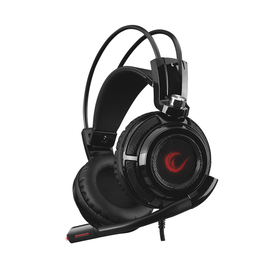 Slušalice sa mikrofonom gaming RAMPAGE SN-RW1 VIPER Black 7.1 USB Gaming Headset with Microphone