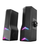 Zvučnici 2.0 gaming RAMPAGE Elegant X10 2.0 Rms Bluetooth 3W*2 RGB Illuminated Multimedia Usb 5V 45dB Gaming Player Speaker, 38928