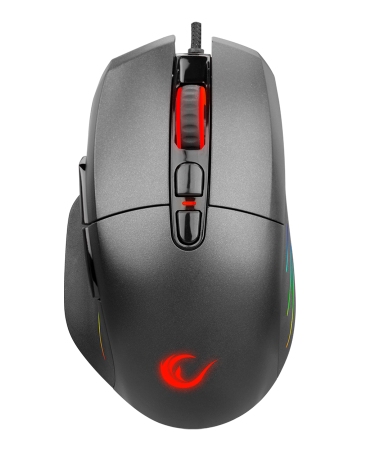 Miš gaming RAMPAGE SMX-R650 SCORE Usb Black, RGB illuminated 10000 Dpi, PMW-3325, 8D. Programable Gaming Mouse