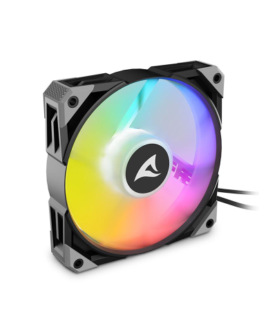 Ventilator Sharkoon Rebel F50 PWM ARGB Black, 120mm