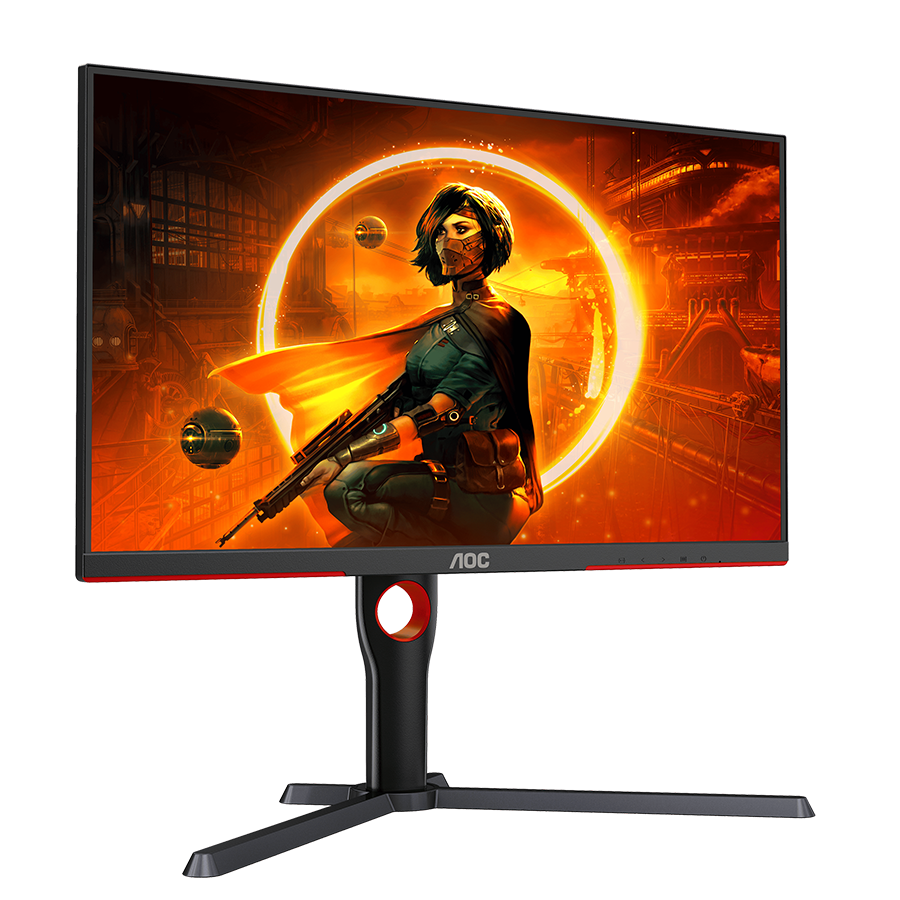 MONITOR AOC Gaming Q27G3XMN Mini LED 27” VA, 16:9, 2560x1440, 180Hz, 1ms, 1000 cd/m2, 4000:1, Audio,2x HDMI, DP, Full Ergonomic, Black-Red, VESA 3y - Image 6