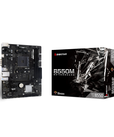 MB BIOSTAR B550MHP, mATX, Soc AM4,  DDR4, M.2, GbE LAN, HDMI, VGA