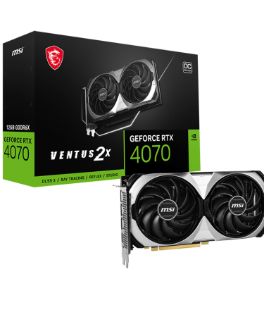 VGA MSI NVidia RTX 4070 VENTUS 2X E 12G OC, 12GB GDDR6X/192bit, PCI Express Gen 4, 3xDP, 1xHDMI, 1x 8-pin, D0RTX4070VENTUS2XE12GOC