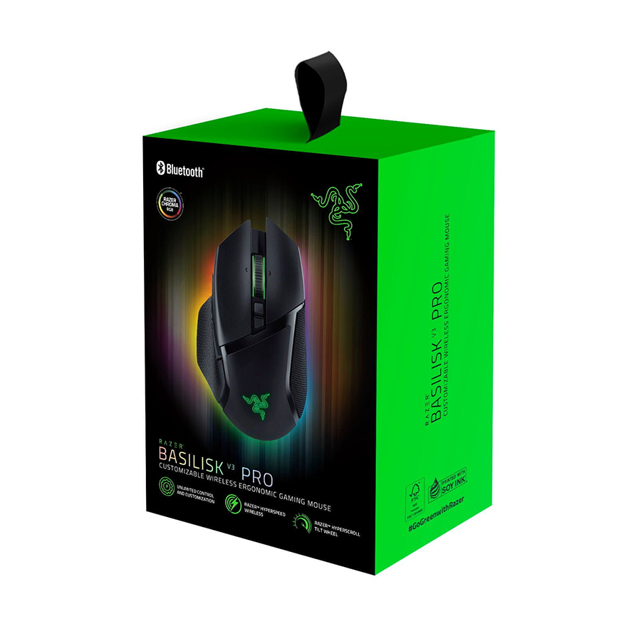 Miš Razer Basilisk V3 Pro - Ergonomic Wireless Gaming Mouse - EU Packaging RZ01-04620100-R3G1 - Image 7