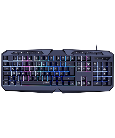 Tastatura SPEEDLINK LUDICIUM RGB Rainbow Gaming Keyboard, black - US Layout, SL-670004-BK-US