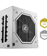 Napojna jedinica SHARKOON gaming Rebel P20 750W WHITE ATX 3.1, LLC+DC-to-DC, Fully-Modular, Cybenetics Gold