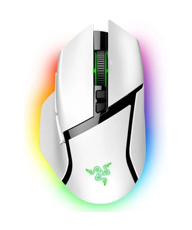 Miš Razer Basilisk V3 Pro - Ergonomic Wireless Gaming Mouse - White Edition - EU Packaging, RZ01-04620200-R3G1