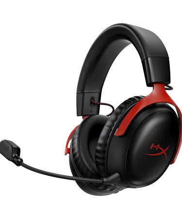 Slušalice sa mikrofonom HyperX Cloud III S Wireless, black-red, A59Z0AA