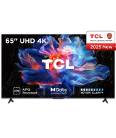 TCL 65"V6C 4K TV Google OS HDR10 HVA Panel Motion Clarity Dolby Audio; AiPQ Processor; 65V6C
