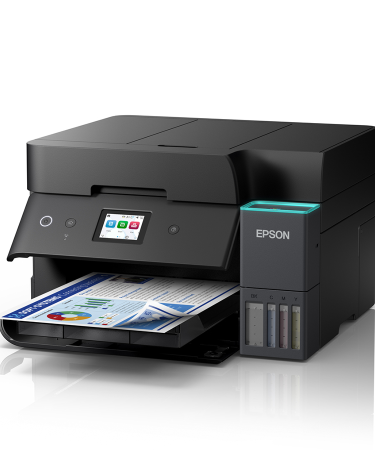Printer EPSON EcoTank L6390 print/scan/copy/fax Rez.4.800 x 1.200 dpi. 35str/min Monokrom.23str/min Colour. ADF.Duplex.USB, LAN.WiFi. tinte br.101