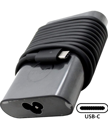 Punjač za notebook DELL ORG. E5 USB-C AC Adapter 90W, Type-C, DELL-4GKXY, 450-AGOQ
