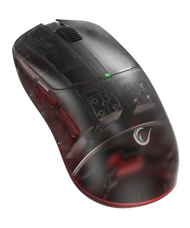 Miš gaming RAMPAGE Tilion wireless black 24000 DPI 3311 Sensor Charged 80 Million Huano Switch, 41496