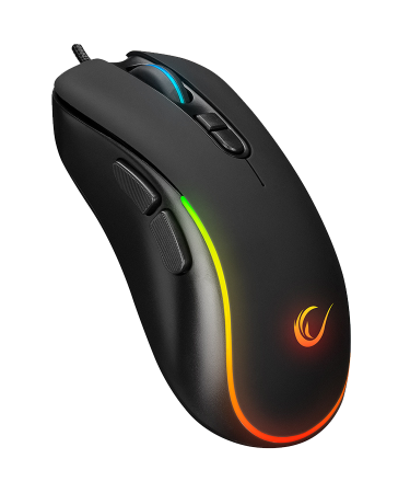 Miš gaming RAMPAGE SMX-R47 X-Jammer V2 USB Black RGB Light 12800 DPI 1000 Hz, 35086
