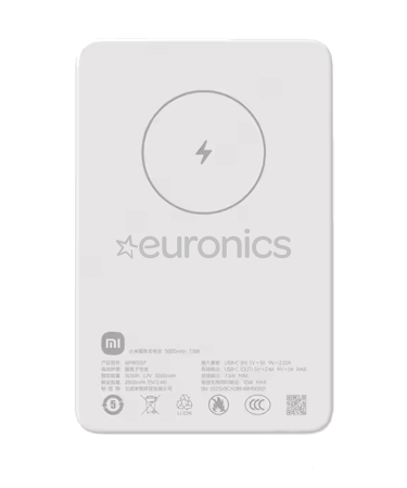 Xiaomi powerbank Magnetic 5000 mAh, sivi, BHR9303GL