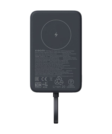 Xiaomi powerbank Magnetic 10000 mAh, sivi, BHR9823GL