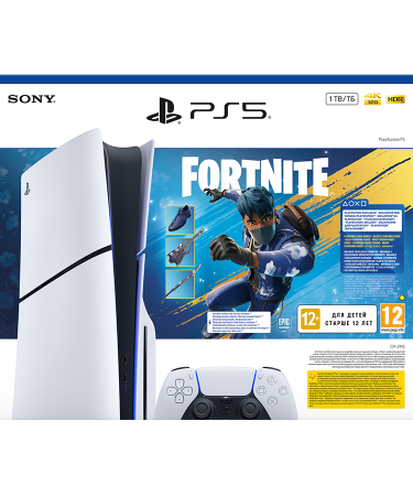 PlayStation 5 Slim E chassis + Fortnite Flowering Chaos VCH 1000049837 (disk ver.1TB)