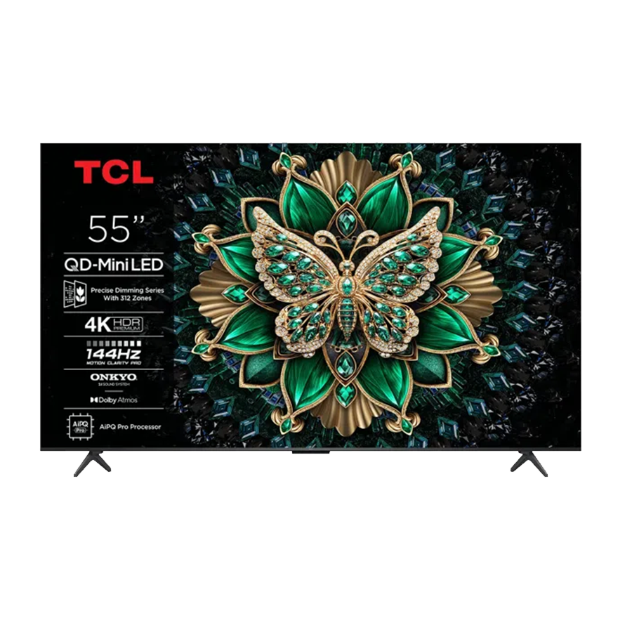 TCL 55"C6K 4K QD-Mini LED TV 144Hz Google TV; Game Master; Dolby Atmos; Onkyo 2.1; HDR Premium, 55C6K