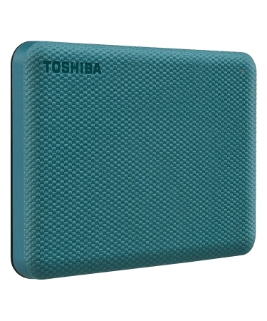 EXT.HDD 2TB TOSHIBA CANVIO Advance 2TB, 2.5", USB 3.2 Gen1 (5Gbit/s), Backup and Security software, Textured Green,149g HDTCA20EG3AA