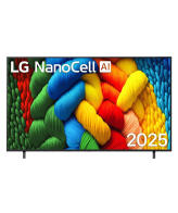 LG TV LED 55" 55NANO80A3B 4K Nano Cell , webOS Smart TV, Magic remote,