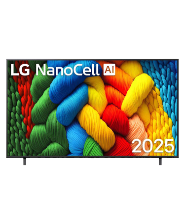 LG TV LED 55" 55NANO80A3B 4K Nano Cell , webOS Smart TV, Magic remote,