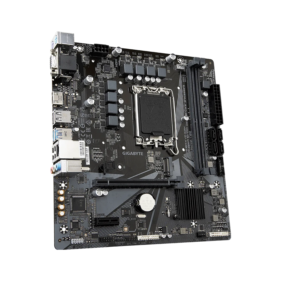 Gigabyte MB H610M H V2 DDR4 G10, LGA1700; 2xDDR4 up to 64GB, 1xM.2; HDMI,VGA; 2xPS2; 6xUSB - Image 2