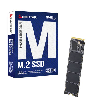 SSD BIOSTAR M.2 NVMe M760-256GB