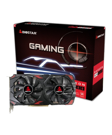 VGA BIOSTAR RX580-8GB 2048SP, DP, HDMI, DVI