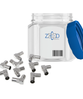 ZED electronic Konektor F-ženski na RF muški, kutni, 40 kom - FPM/40 ANGLE