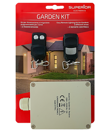 Superior Set za daljinsko upravljanje, 2 kanala, 2RC-a, 433 MHz - KIT GARDEN 433