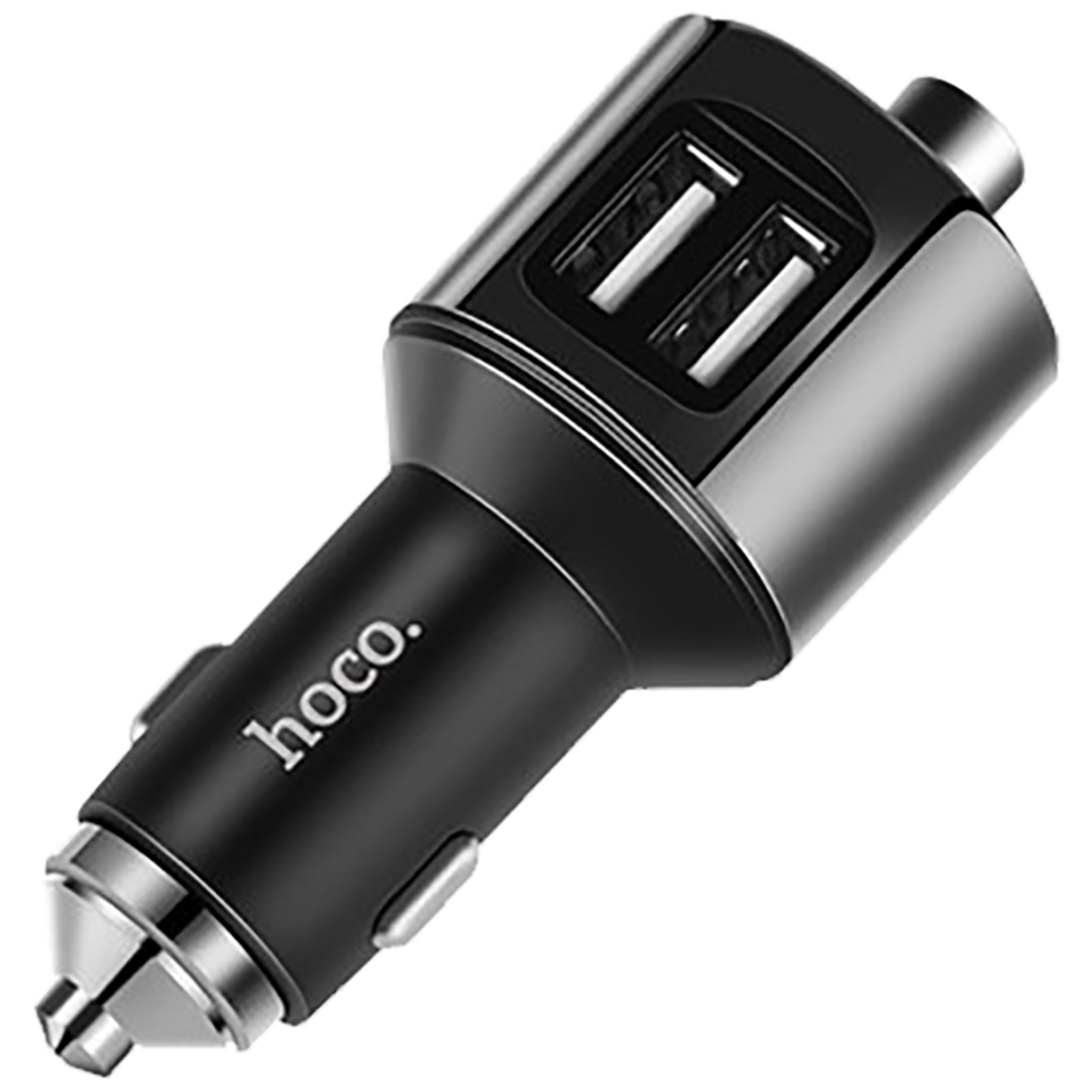 hoco. FM modulator, BT handsfree, 12 V/24 V, 2 x USB 2,4 A - E19 Smart, BT, FM, Charger - Image 4