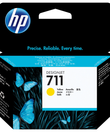 HP Tinta 711 ( CZ132A ), 29ml, yellow
