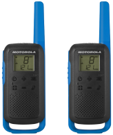 Motorola Walkie Talkie, domet 8 km, 16 kanala, plava - TLKR T62 BL