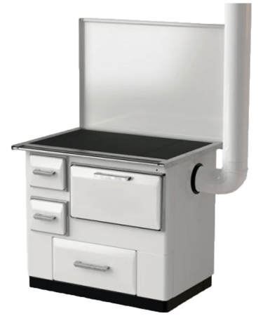 MBS Štednjak na čvrsto gorivo, 8.5 / 9.5kW, desni - MBS 7D