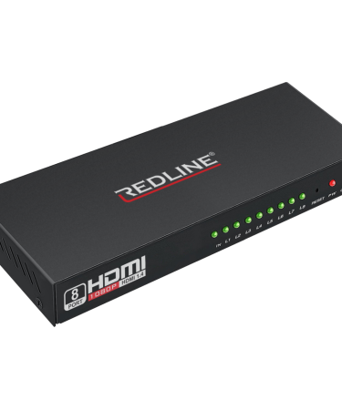 REDLINE HDMI razdjelnik, 1 ulaz - 8 izlaza - HS-8000