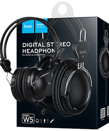 hoco. Slušalice sa mikrofonom, 3.5 mm, dužina kabela 1.2 met. - W5 Manno Headphones MIC