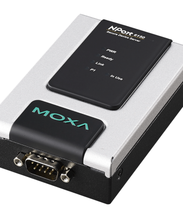 Moxa Terminal server, RS-232/422/485, RJ-45 Ethernet - JAB MOXA NPort 6150