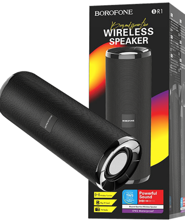 Borofone Zvučnik bežični, Bluetooth, 1200 mAh, 3 h, crna - BR1 Beyond Black