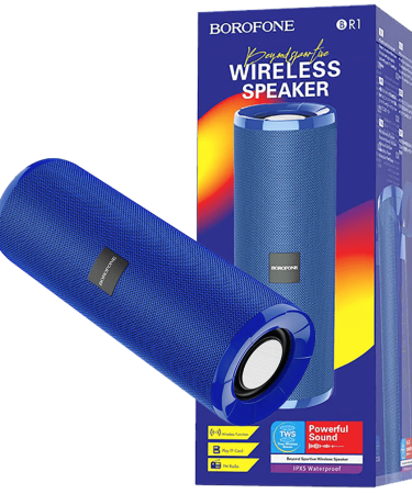 Borofone Zvučnik bežični, Bluetooth, 1200 mAh, 3 h, plava - BR1 Beyond Blue